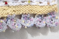 Crochet Circle Motifs And Knitting Mix Cotton Yarn Dog Sweater 4 small