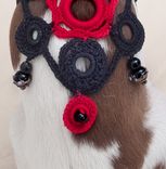 Cotton Lace And Beads Work Body Accessory For Doggie 3 small