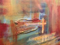 Matrix Large Wall Art Abstract Mixed Media Painting 2 small
