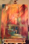 Matrix Large Wall Art Abstract Mixed Media Painting 3 small