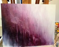 Custom Abstract Painting, Acrylic On Stretched Canvas, You Choose Color And Texture 3 small