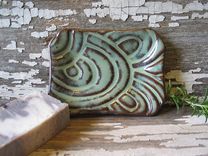 Pottery Soap Dish - Handmade Soap Dish - Various Patterns/Glazes 2 small