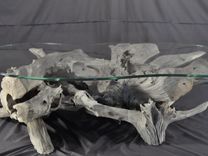 Sun Bleached Driftwood Coffee Table 3 small