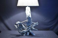 Sun Bleached Driftwood Table Lamp 6 small