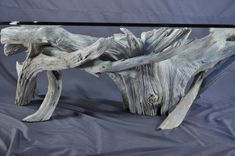 Sun Bleached Driftwood Coffee Table 6 small