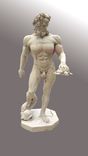 Custom Marble Nude Statue of Poseidon 7.5 ft tall 4 small