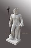 Custom Marble Nude Statue of Poseidon 7.5 ft tall 5 small
