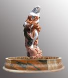 Maiden W/ Jug Marble Fountain 1 small