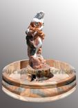 Maiden W/ Jug Marble Fountain 2 small