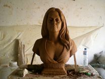 Melissa Marble Bust Sculpture 3 small