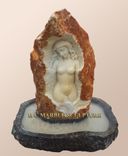Nude Maiden Carved Inside Stone Rock Fountain 1 small