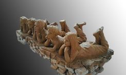 Bronze Statues 5 Grand-Children 1 small