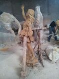 Bronze Statue of Girl Playing with Birds / Life Size Bronzes - Custom Bronze Statues & Sculptures - Lost Wax Casting 3 small