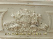Large Oval Marble Bathtub with Tapered Bottom 6 small