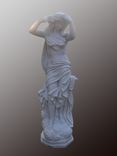Diaco Custom Lovely Lady Marble Statue On Base 1 small
