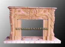 Marble Surround Fireplace Mantle 1 small