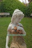 French Maiden W/ Jug Statue Fountain 2 small
