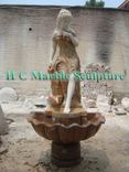 French Maiden W/ Jug Statue Fountain 1 small