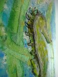 Fluid Sea - Glass Fusing Artwork 2 small