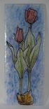 Tulip Blush - Glass Fusing Artwork 1 small