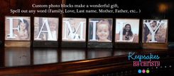 Custom Wooden Photo Blocks 2 small