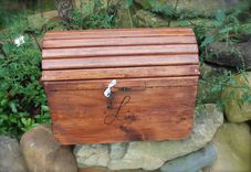 Custom Engraved  And Burned Wooden Chest 4 small