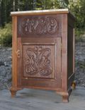 Bathroom Vanity - Honduras Mahogany - Hand Carved 1 small
