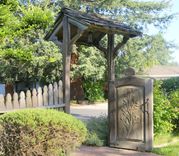 Hand-Carved Gate And Fence 1 small