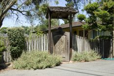 Hand-Carved Gate And Fence 4 small