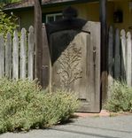 Hand-Carved Gate And Fence 5 small