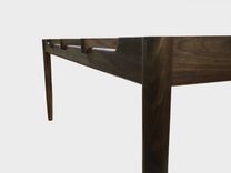 Karina Mid Century Walnut Table Base For Stone Or Marble Top 4 small