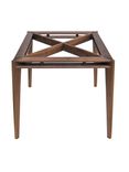 Ariana Walnut Mid Century Modern Table Base For Marble Or Stone Top 3 small