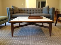 Emerson Mid-Century Modern Cocktail Table Base For Marble Or Stone Top 1 small