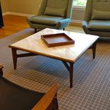 Emerson Mid-Century Modern Cocktail Table Base For Marble Or Stone Top 2 small