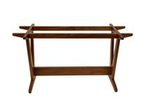 Walnut Trestle Dining Table Base For Stone Tops 3 small