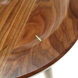 Walnut Stool With Sculpted Seat 4 small