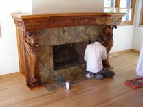 Fireplace Mantel 2 small
