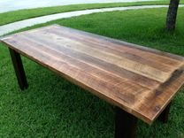 Reclaimed Oak Dining Table 1 small