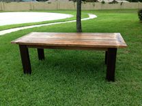 Reclaimed Oak Dining Table 6 small