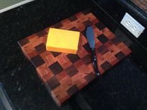 Handmade Reclaimed Wood Butcher Block Cutting Board 1 small