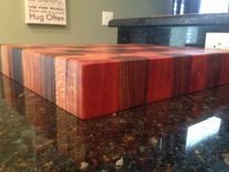 Handmade Reclaimed Wood Butcher Block Cutting Board 3 small