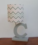 Letter Lamp - Handmade Wooden Nursery Or Kids Lamp 3 small