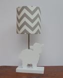 Handmade Wooden Animal Lamps For Nursery, Kids Room 3 small