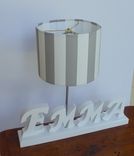 Handmade Wooden Name, Word Or Initial Lamps 2 small