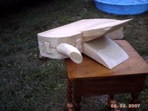 Swan Coffee Table Base Carved From Wood 2 small