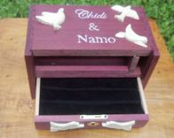 Purpleheart And Holly Musical Jewelry Box 4 small