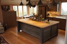 Rustic Kitchen Island 2 small