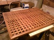 Teak Shower Grating 1 small