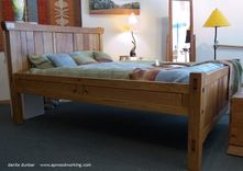 Custom Bed In Butternut 1 small