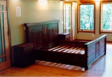 Bedroom Set With Nightstands In Cherry 1 small